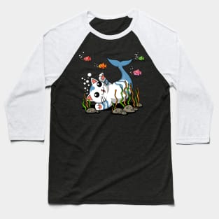 Cat Mermaid Baseball T-Shirt